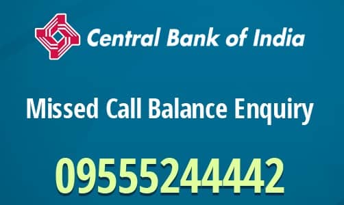 Central Bank of India Check Balance Enquiry