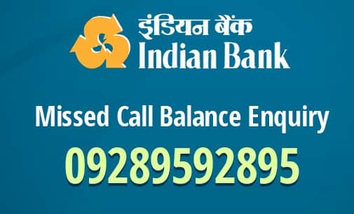 Indian Bank Check Balance Enquiry