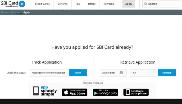 SBI Credit Card Application Status Check Online, Customer ...