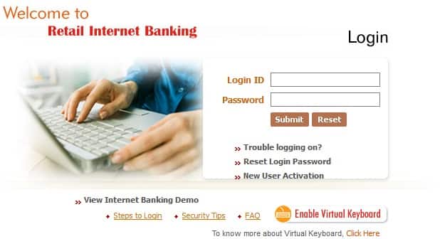 LVB Net Banking Details