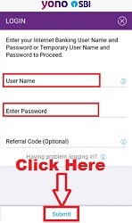 SBI YONO login